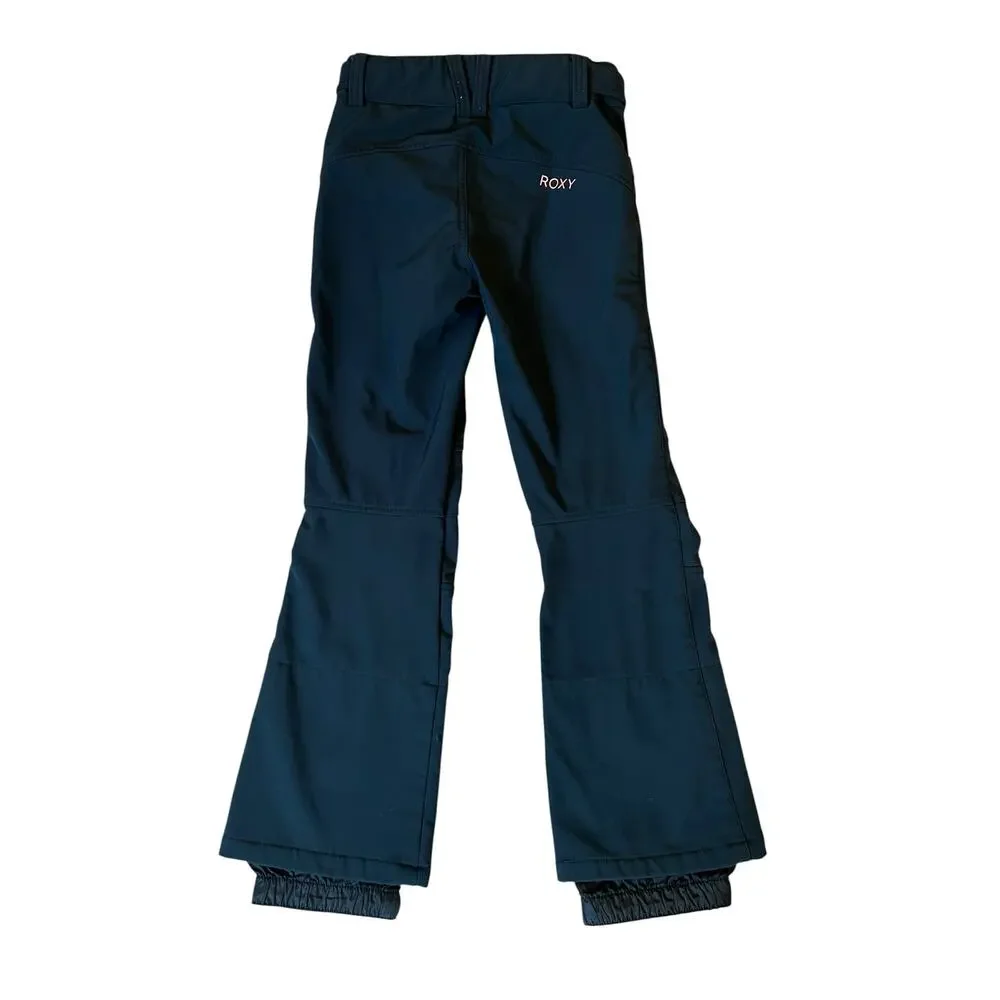Roxy Girls Youth Black DryFlight Snowboard Ski Pants Flare Leg Size 10 Medium